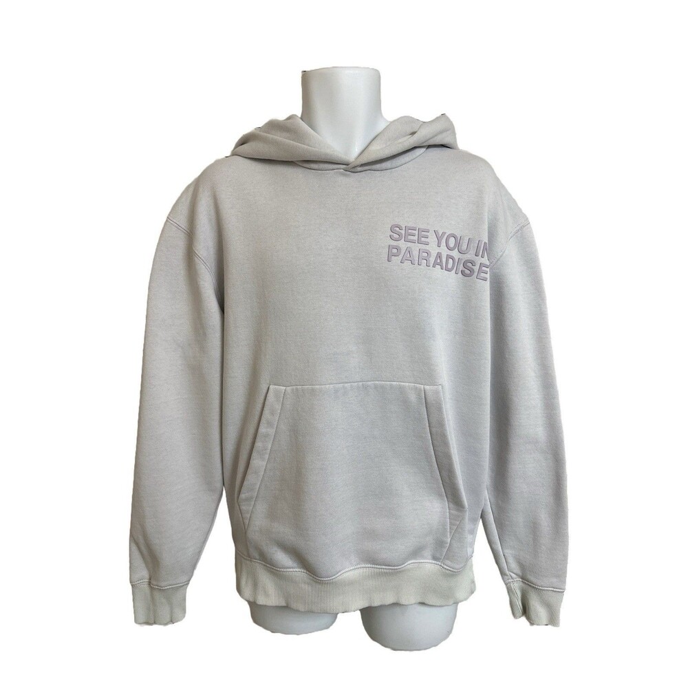 Jordan Craig Men's M Hoodie See You In Paradise Gray Lavender Cotton Blend